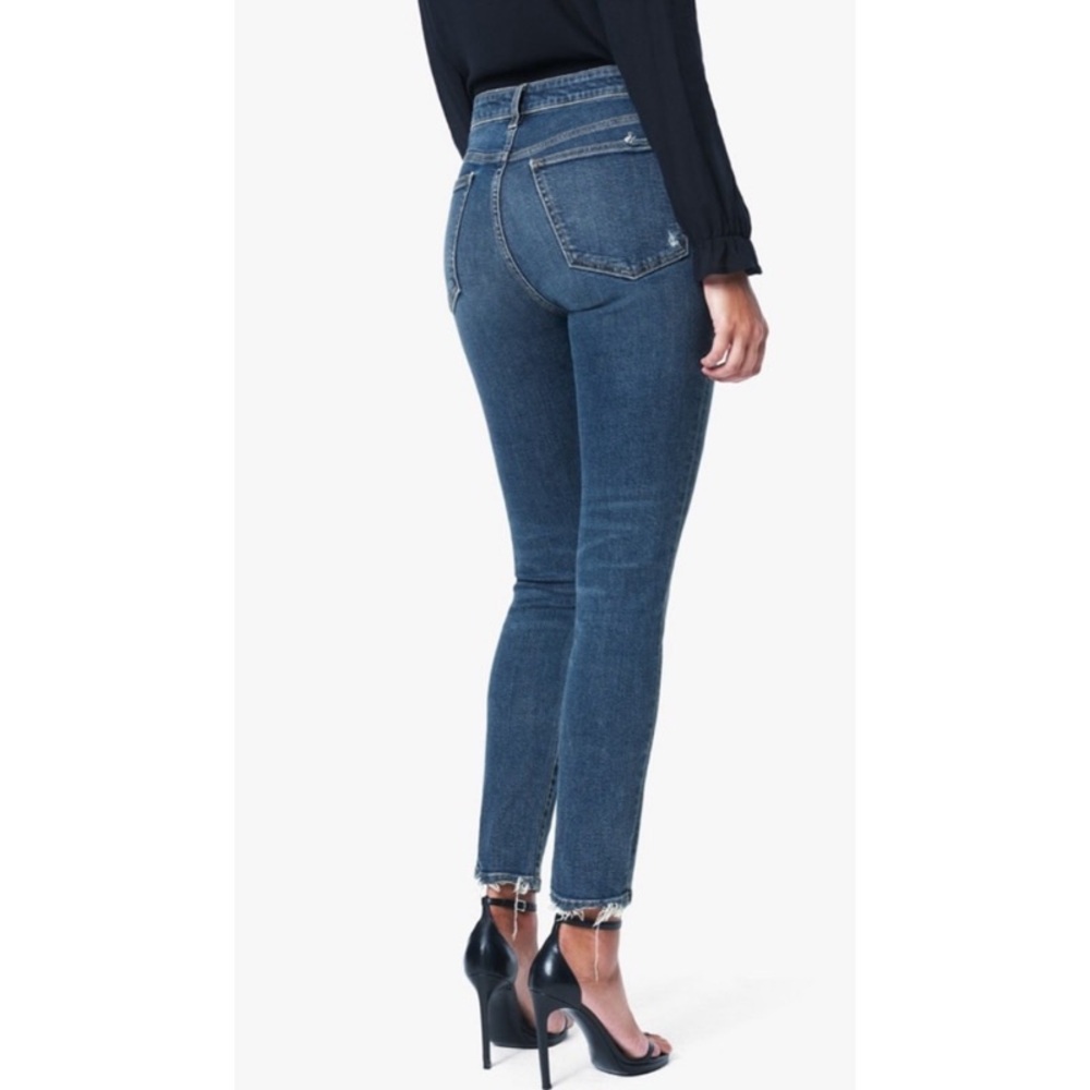 The Luna High Rise Cigarette Ankle Vintage Stretch Jeans